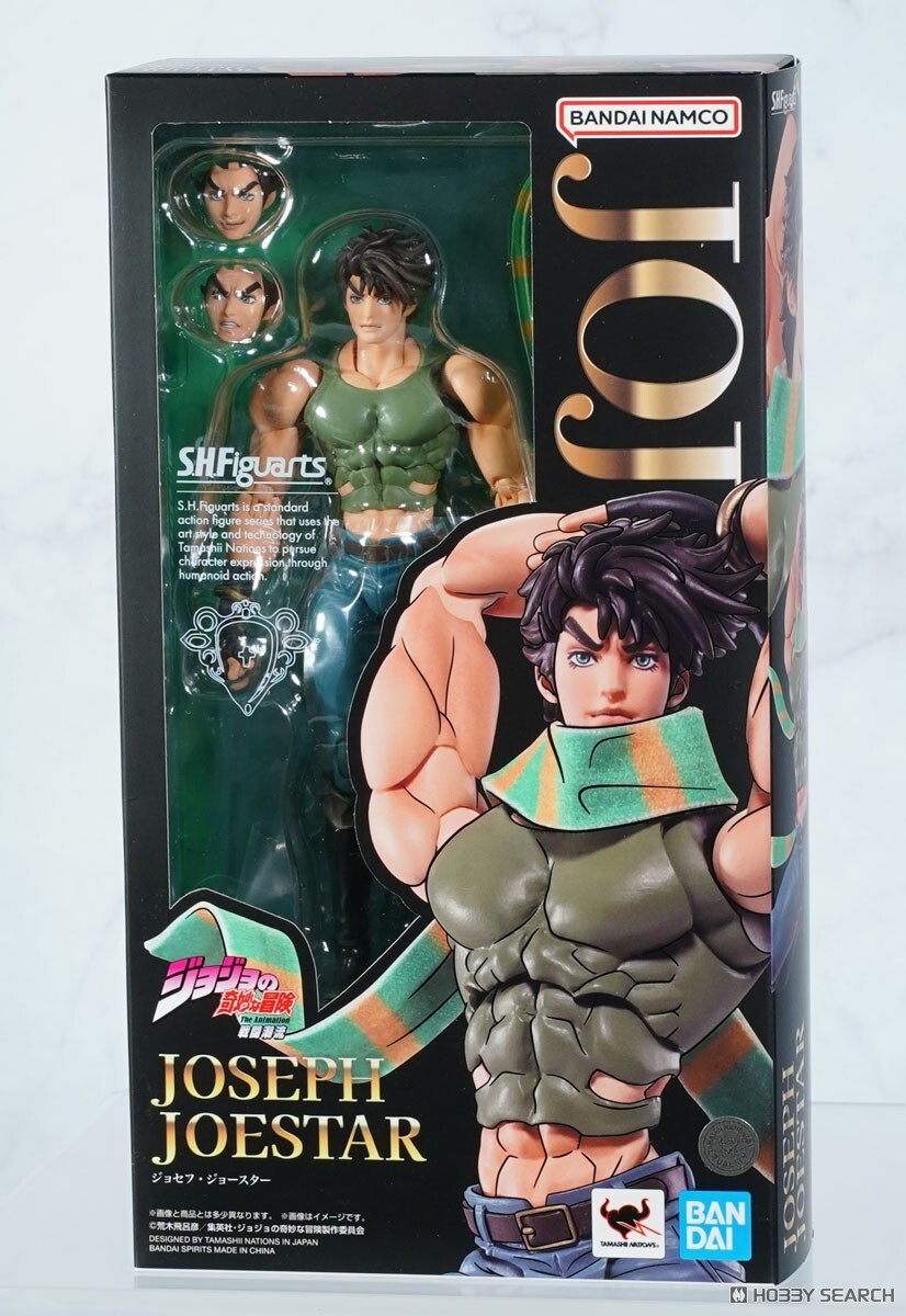 萬代 SHF 喬瑟夫·喬斯達 JOJO的奇妙冒險 第二部：戰鬥潮流 可動完成品
