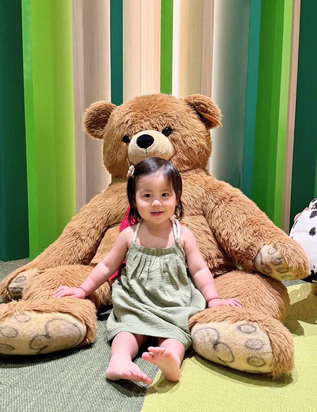 前打折棉麻美背洋裝（幼童款/3尺寸）