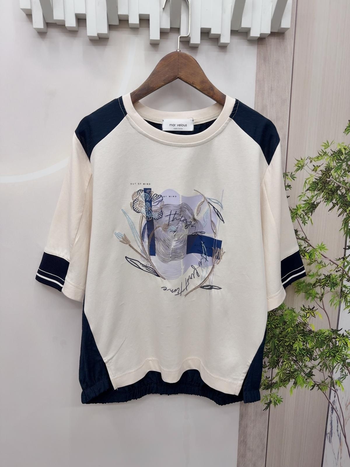 Mar 圖案拼布 top ～152G