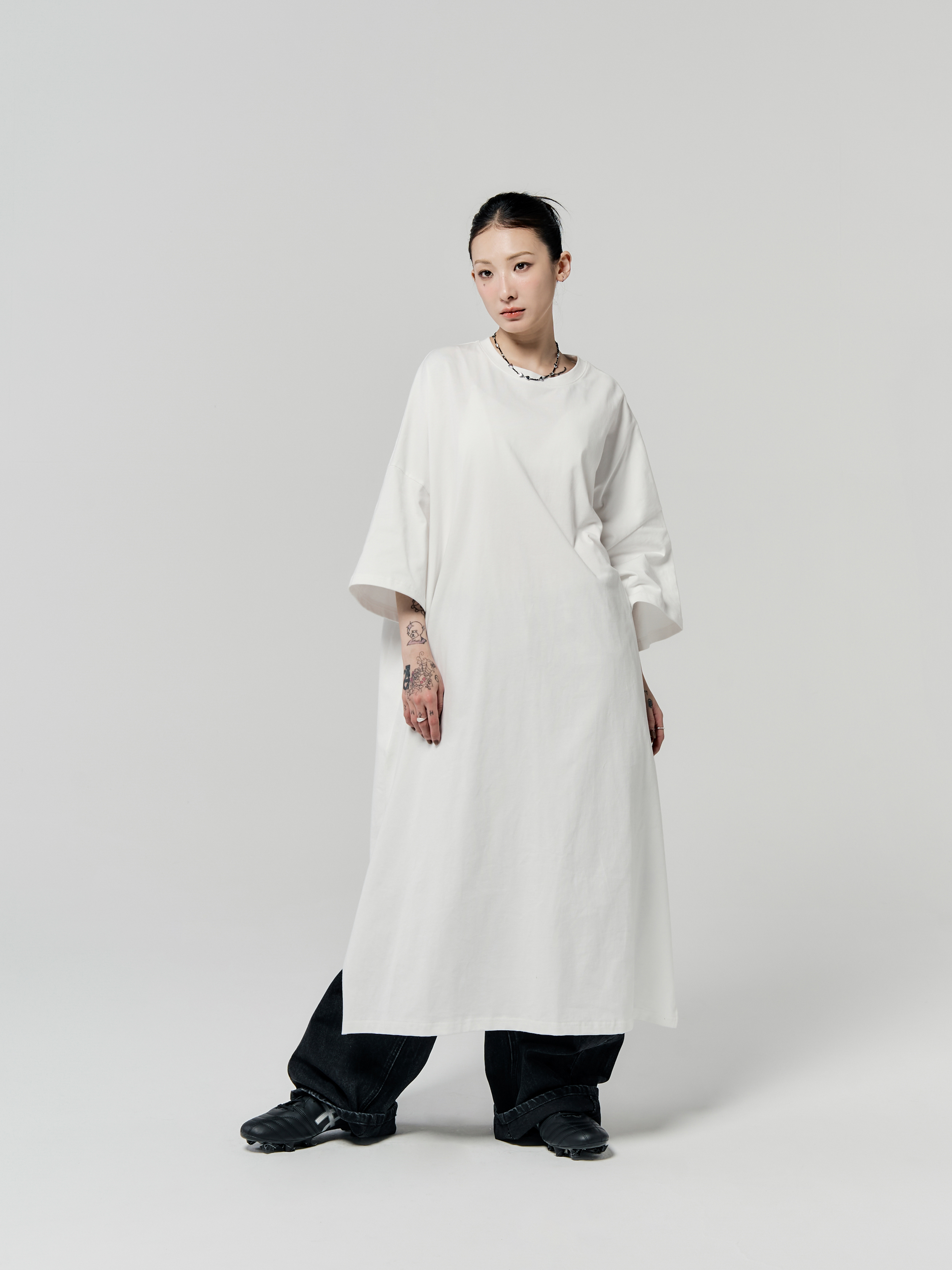 10XL超寬大短袖-白