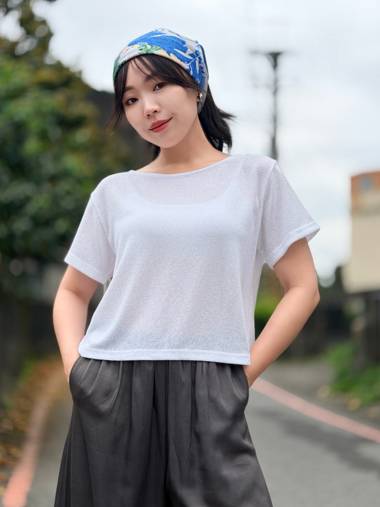 0310透氣短版微寬T