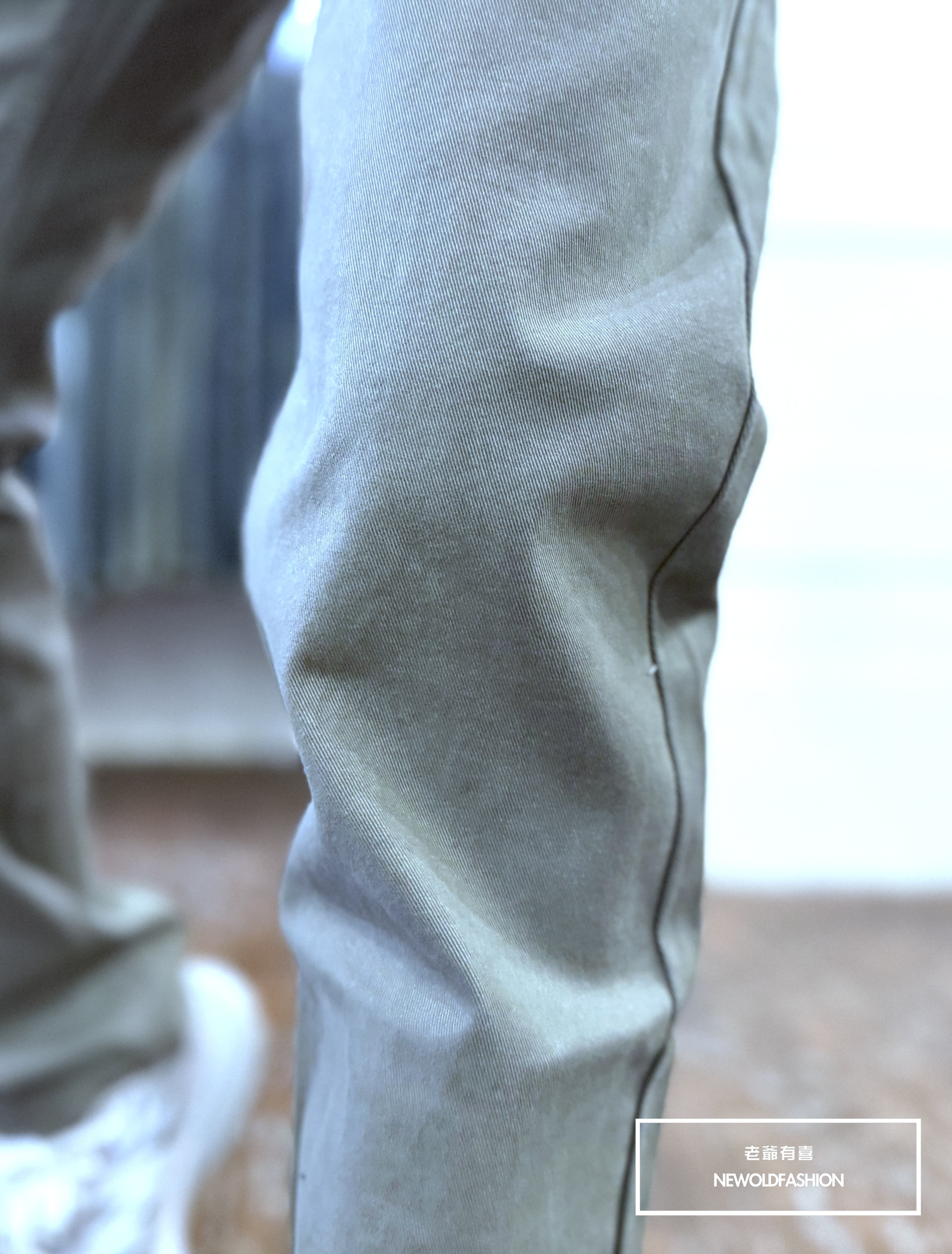 『官網限定』重磅霧灰素面中直筒褲(NOF2603K526)