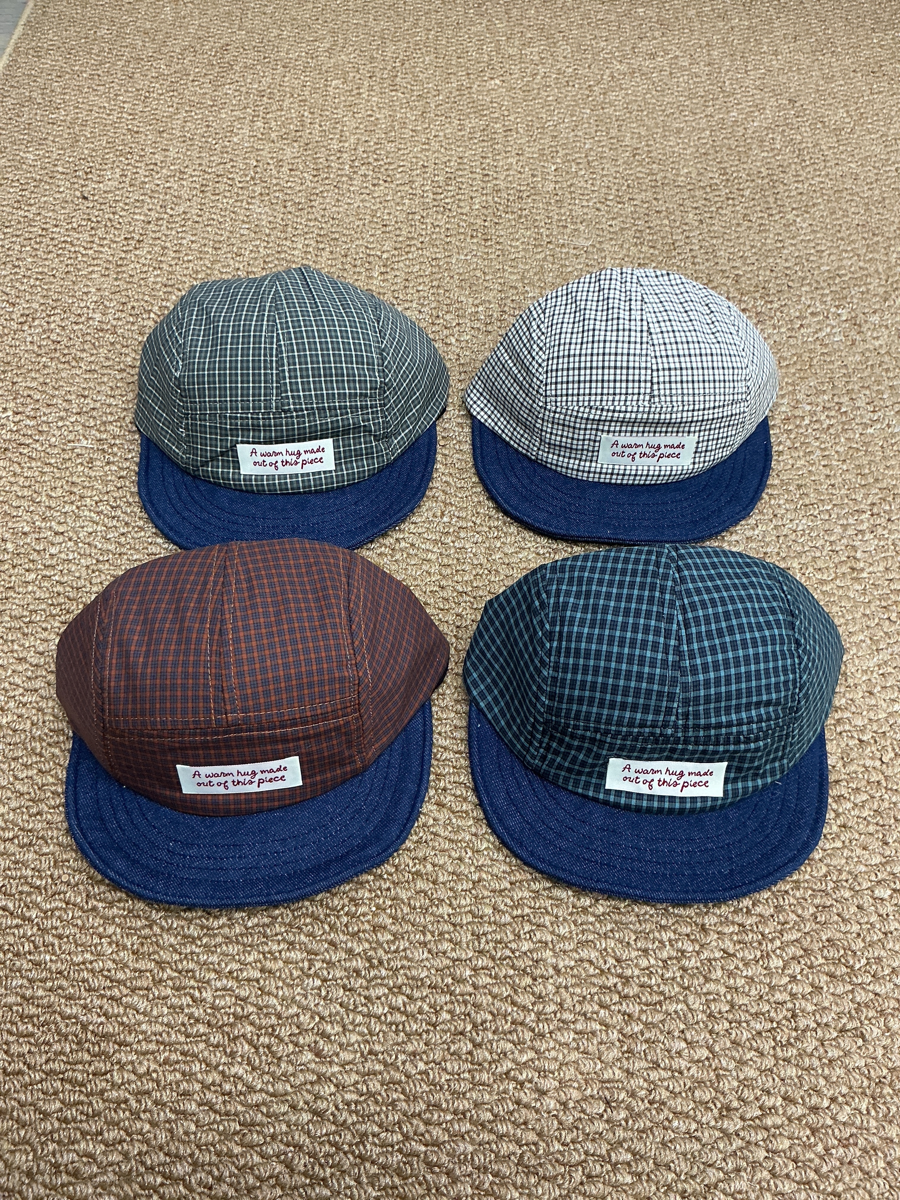 A04575格子棒球帽