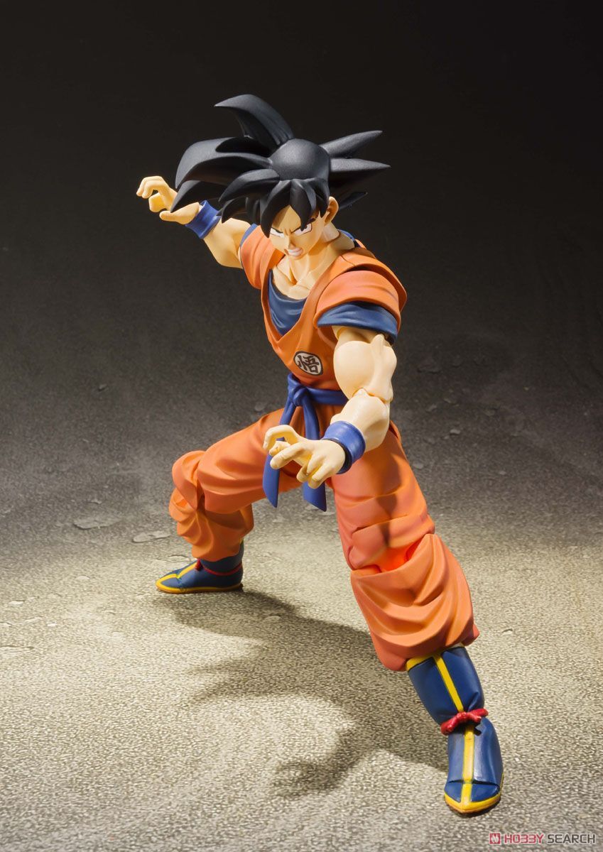 萬代 SHF 七龍珠 孫悟空  地球上的 賽亞 人 可動完成品