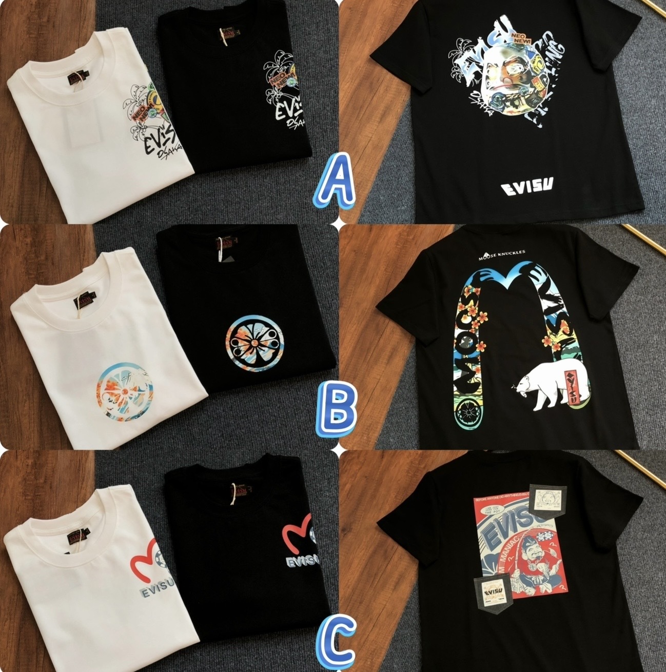 Evi*su 後印大Logo短袖Tee -2600151