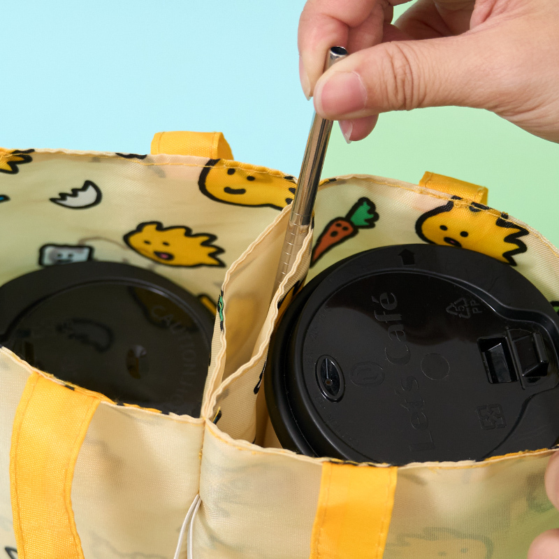 翻轉兩用飲料提袋【JOGUMAN 正版授權】