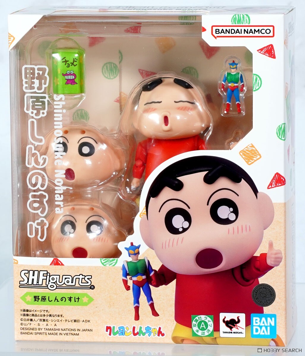 萬代 SHF 野原新之助 蠟筆小新 可動完成品