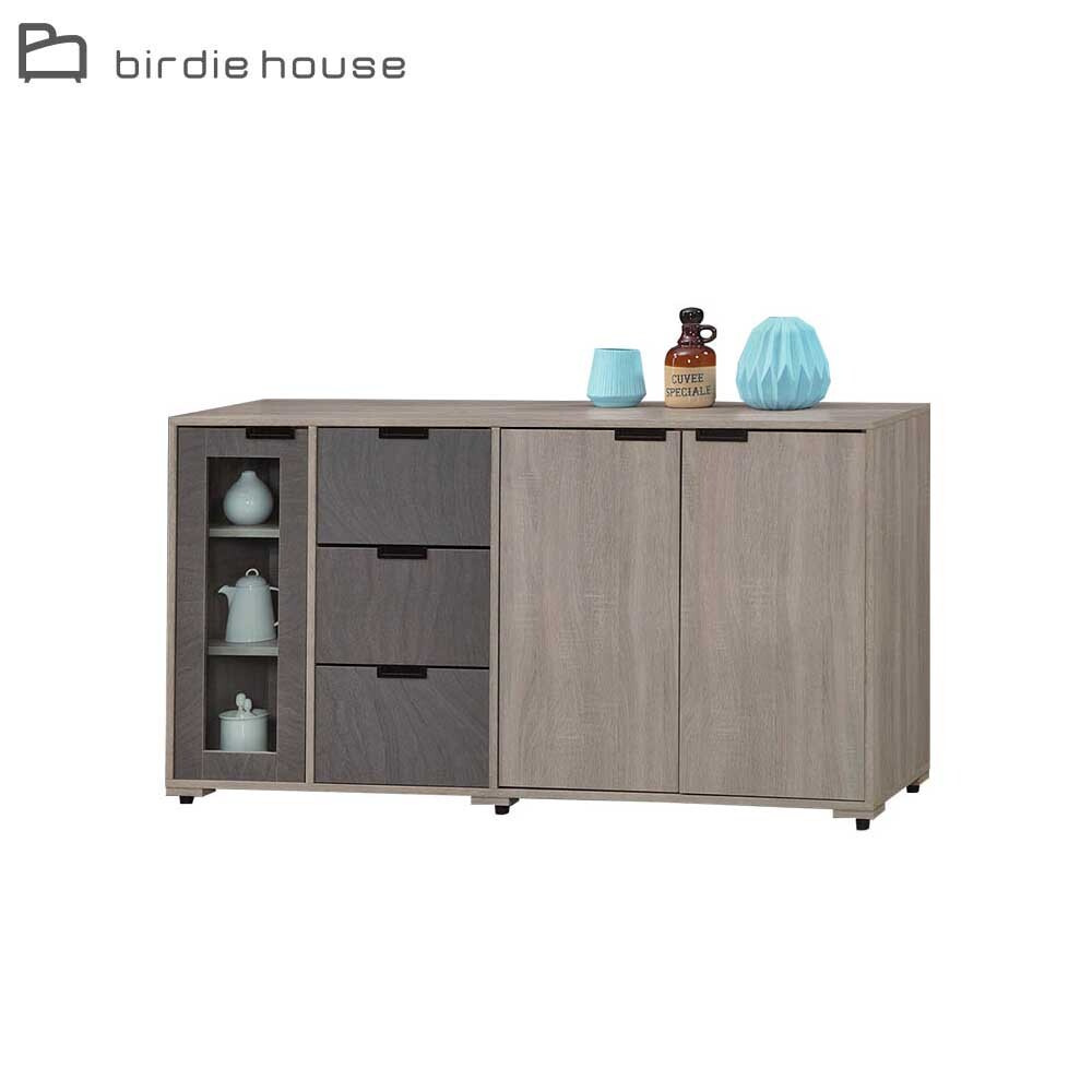 柏蒂家居-萊德5尺三門三抽收納餐櫃/碗盤櫃/電器櫃/置物矮櫃