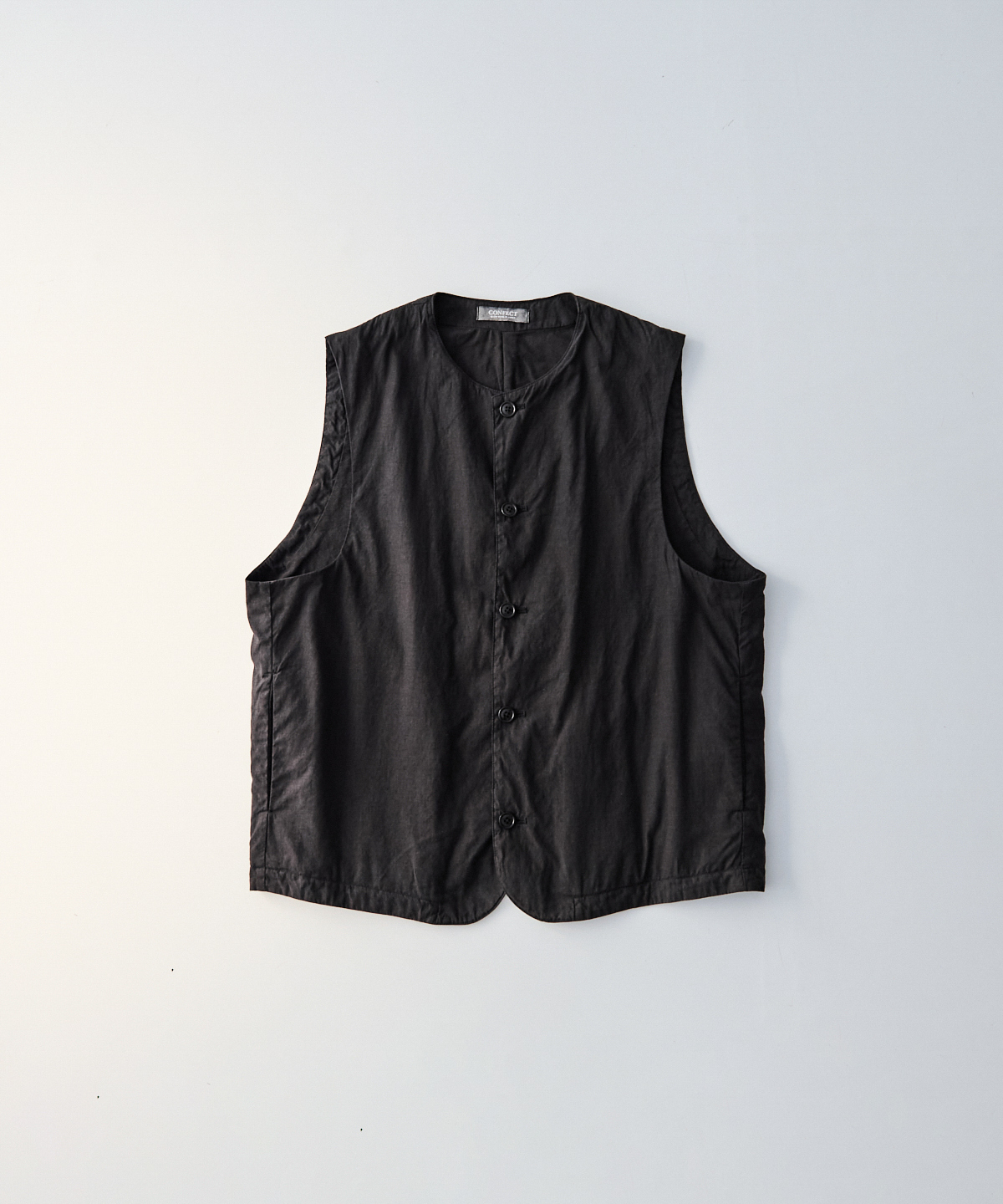 NEST ROBE CONFECT - [UpcycleLino] Crew Neck Vest / 2COL