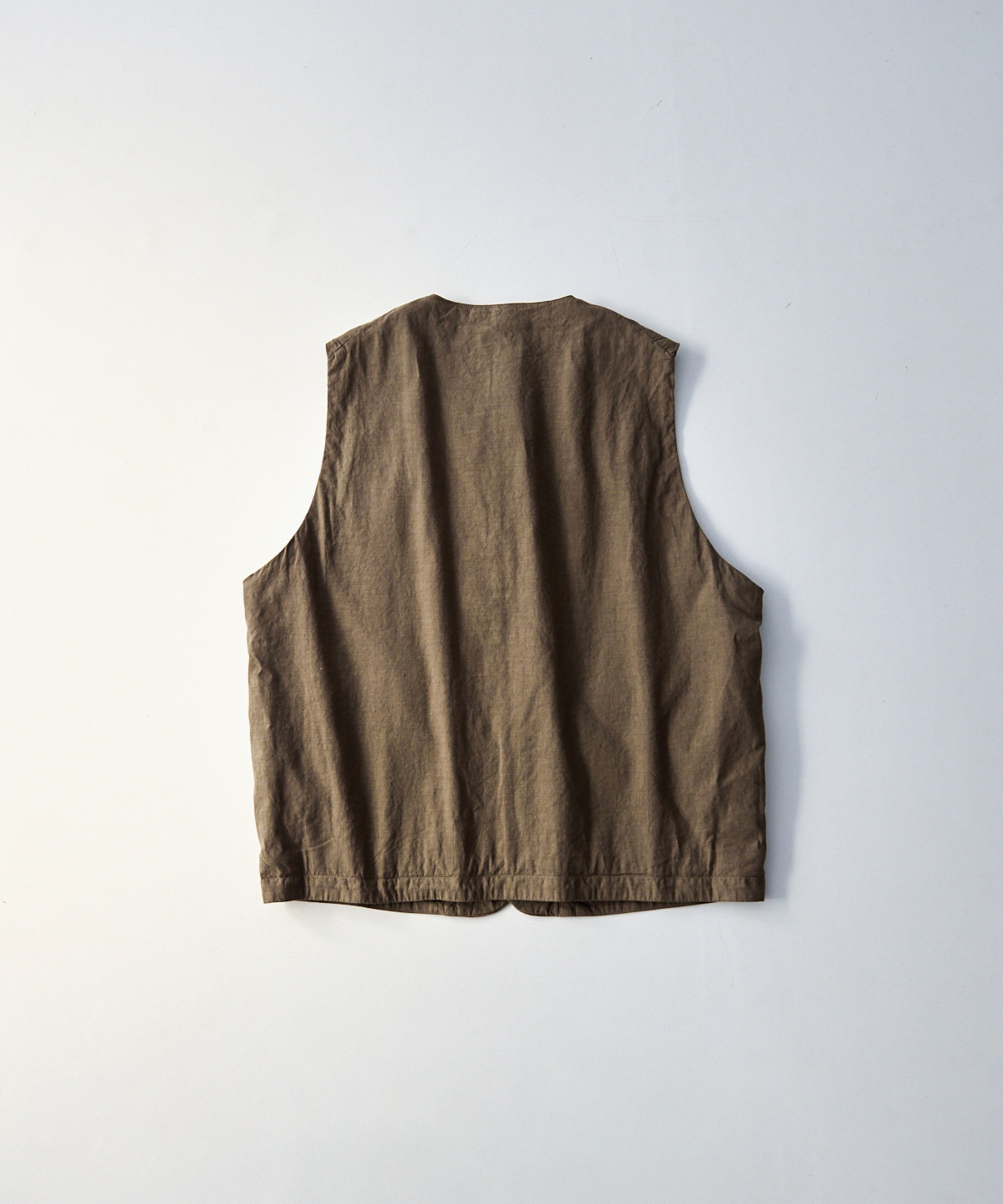 NEST ROBE CONFECT - [UpcycleLino] Crew Neck Vest / 2COL