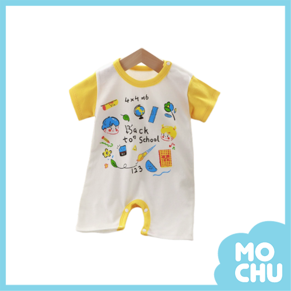 一起去上學短袖連身衣