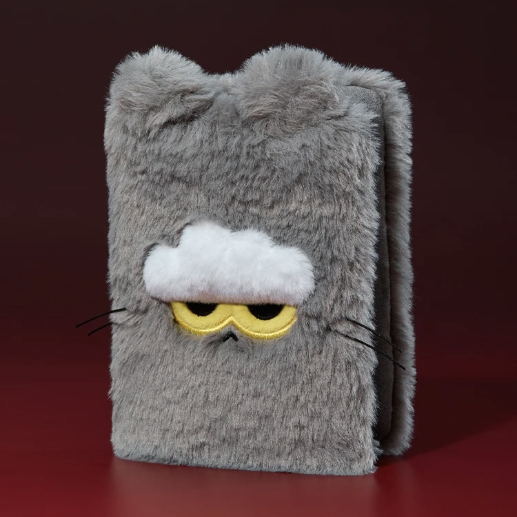 ZO&FRIENDS 絨毛護照套 立體 GD權志龍 灰貓咪 可愛