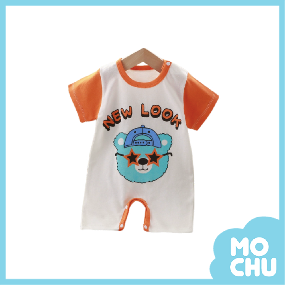 墨鏡小熊短袖連身衣