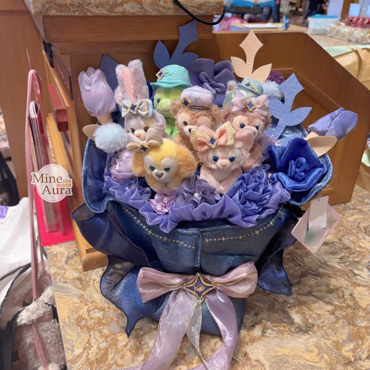 10歲生日慶典 達菲 Duffy 與好友們 絨毛 造型 花束 -上海迪士尼樂園