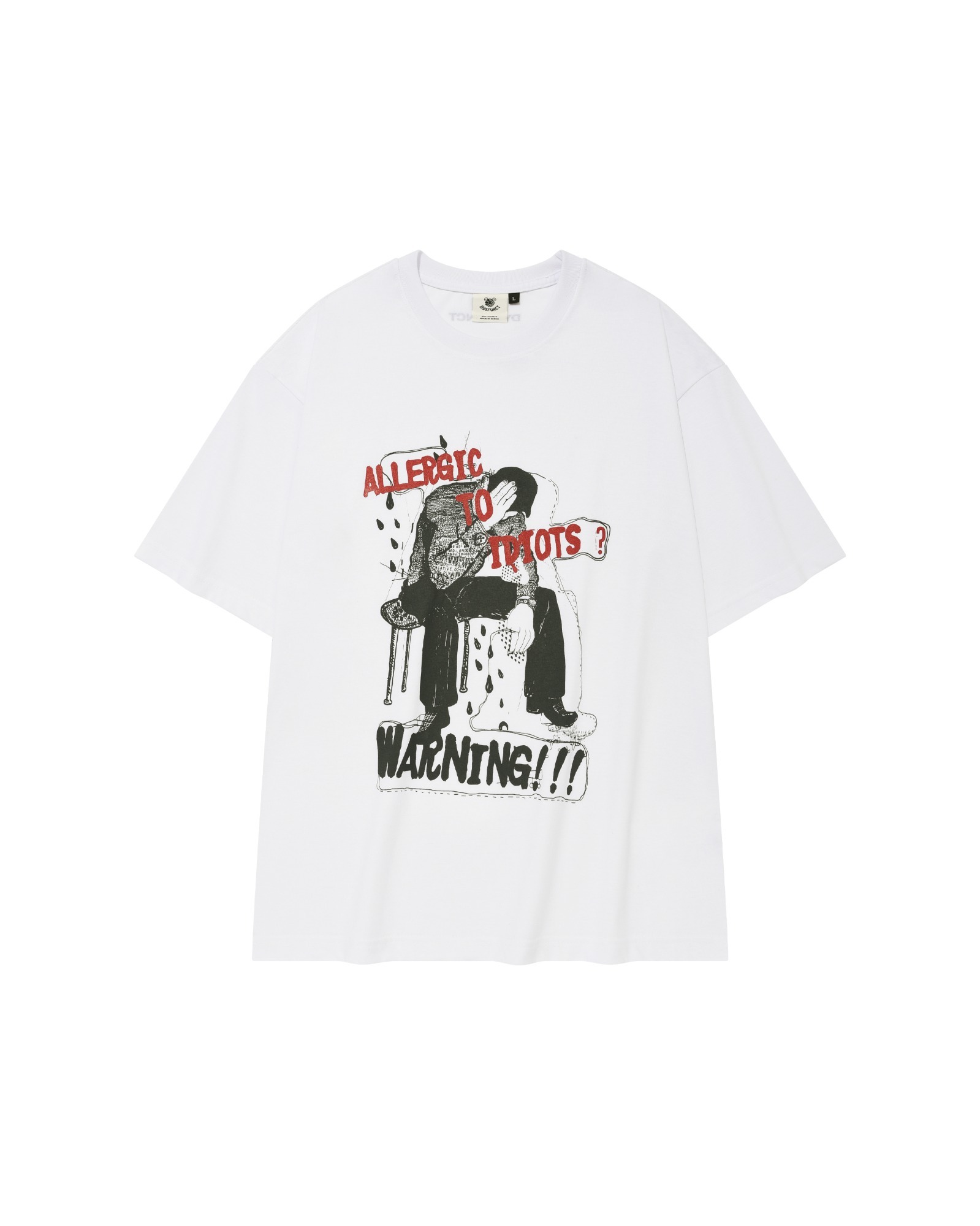 【韓國預購】AKR032403 DYSFUNCT DIZZY WARNING T-SHIRT
