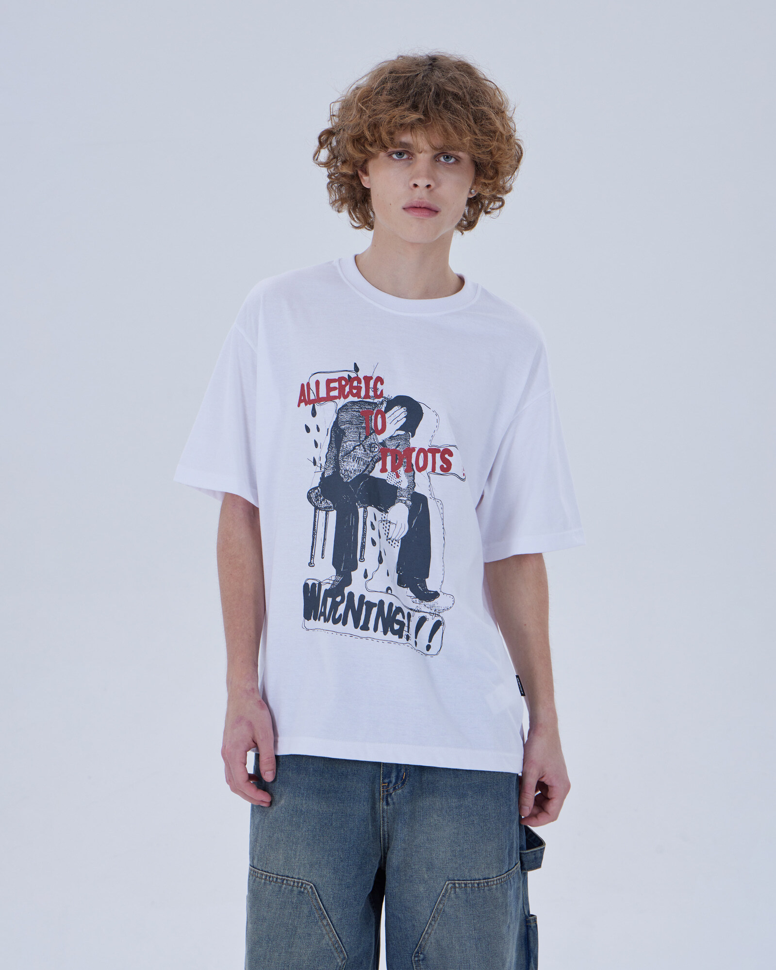 【韓國預購】AKR032403 DYSFUNCT DIZZY WARNING T-SHIRT
