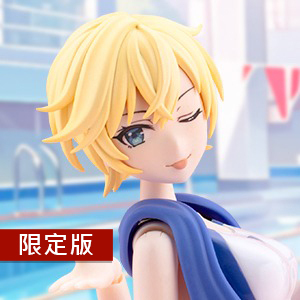 26年9月 1/10 創彩少女庭園 早乙女瑠衣 桃櫻高校 夢幻風格 白海豚 競泳泳裝Ver.  組裝模型 (JK098)