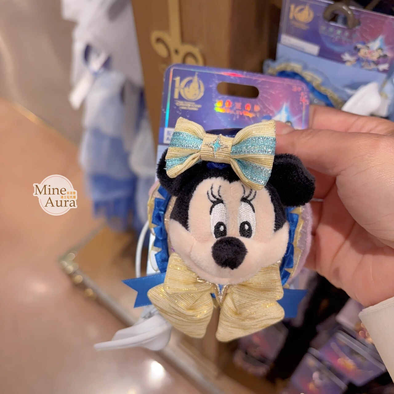 10歲生日慶典 米奇 Mickey 與好友們 米妮 Minnie 胸花配飾 髮夾 髮飾 -上海迪士尼樂園