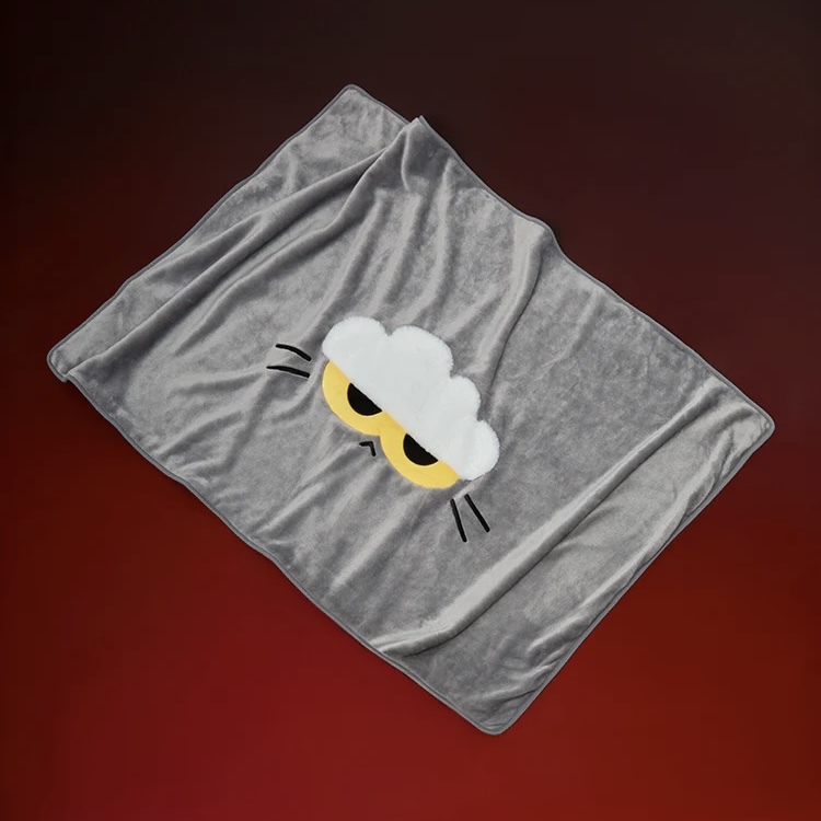 ZO&FRIENDS 毛毯 絨毛 保暖 客廳 裝飾品 居家 GD權志龍 灰貓咪