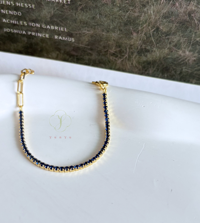 四爪藍尖晶手鏈