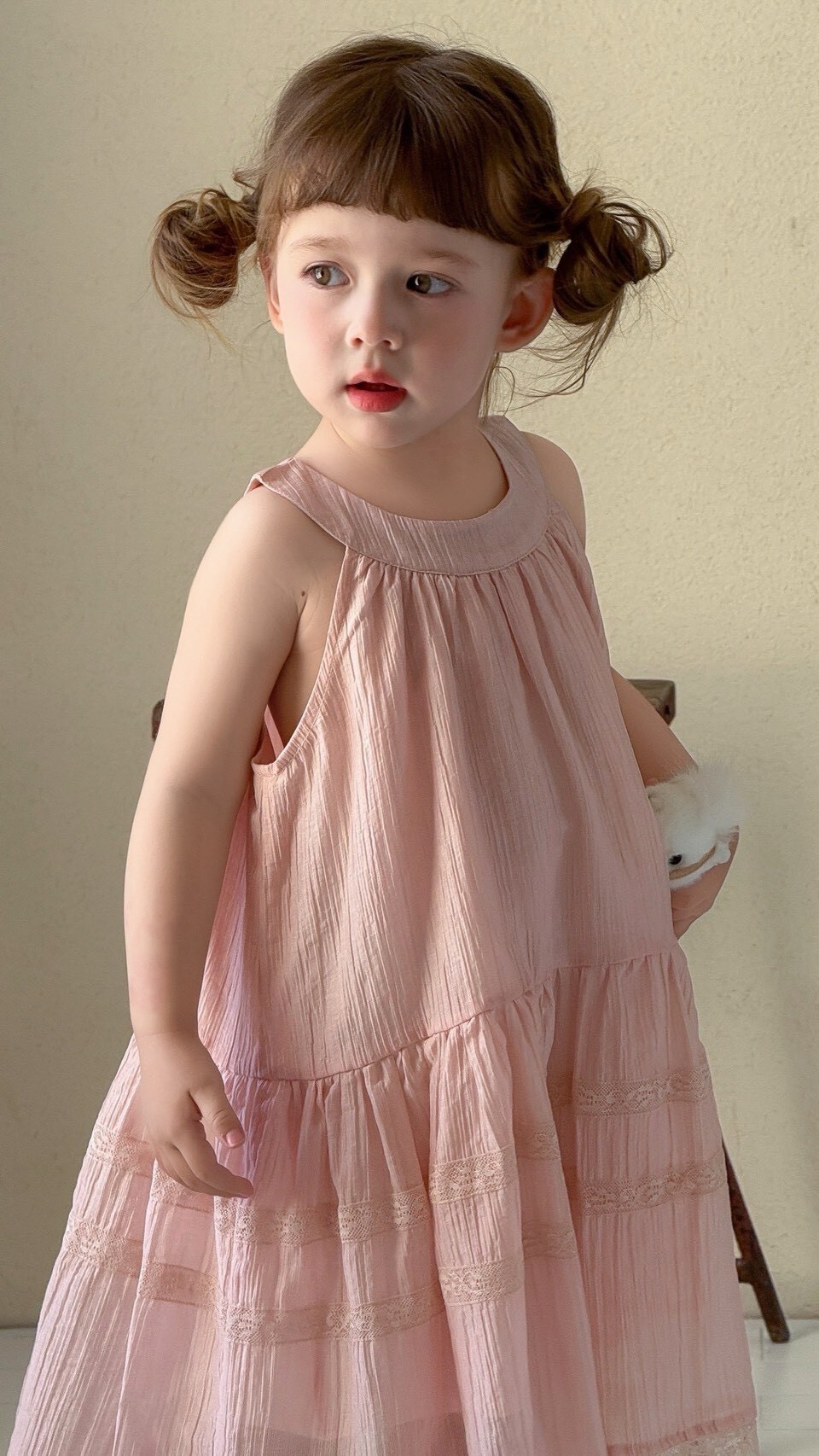 晨光玫瑰紗紗洋裝