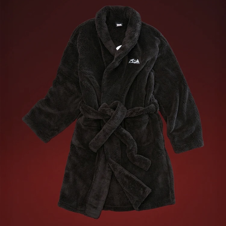 ZO&FRIENDS 全黑 長袍 睡衣 居家服 浴袍 GD權志龍