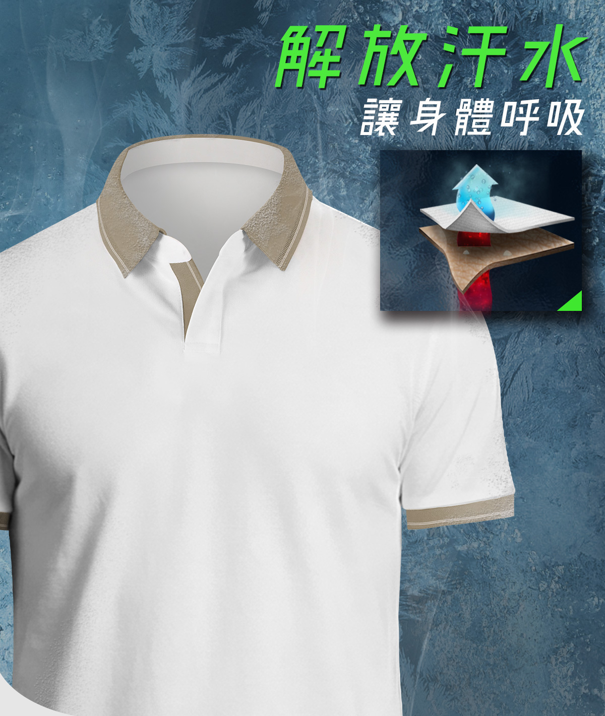 輕奢海鷗領Polo衫