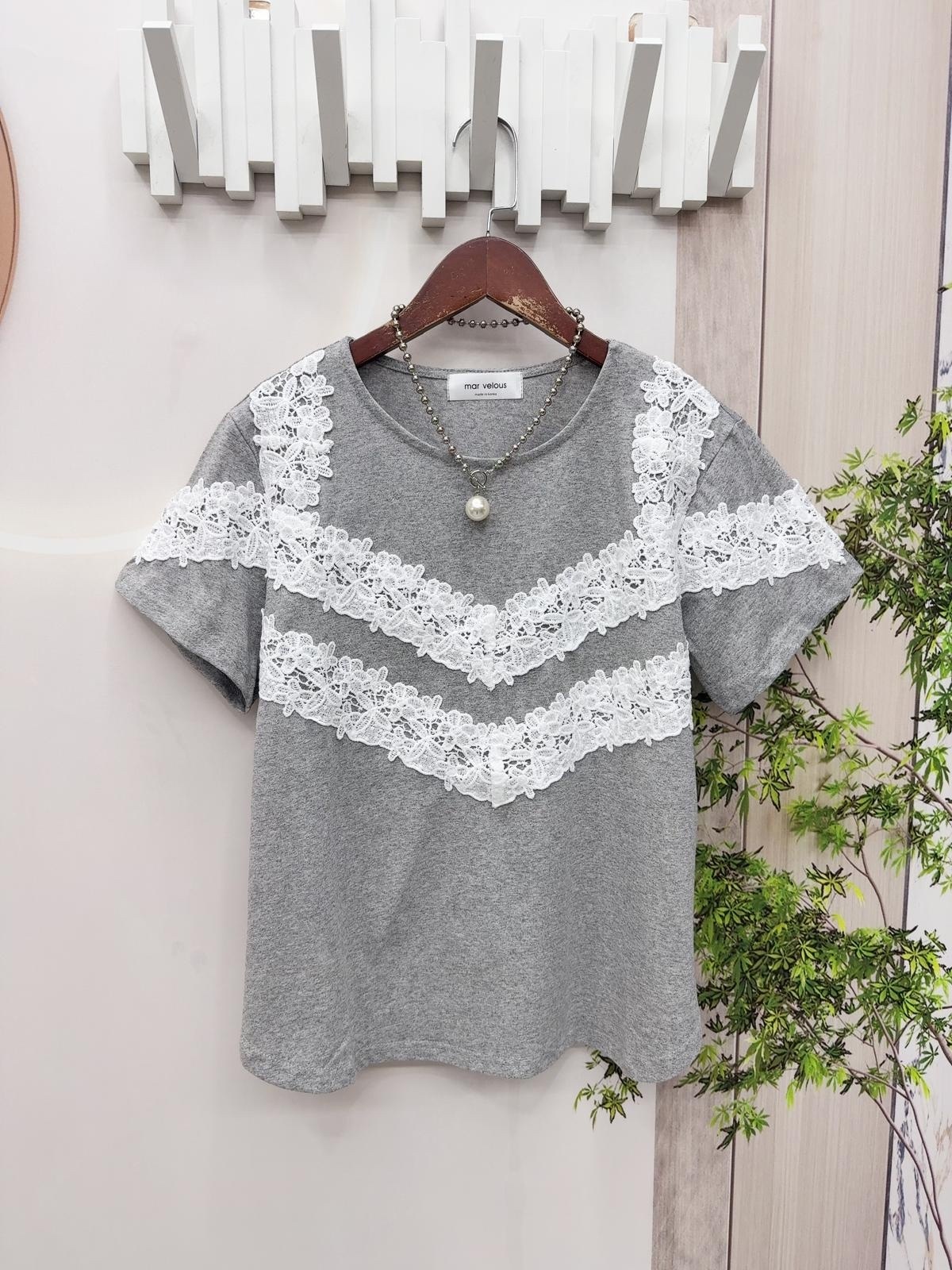 Mar拼lace top ~152Y
