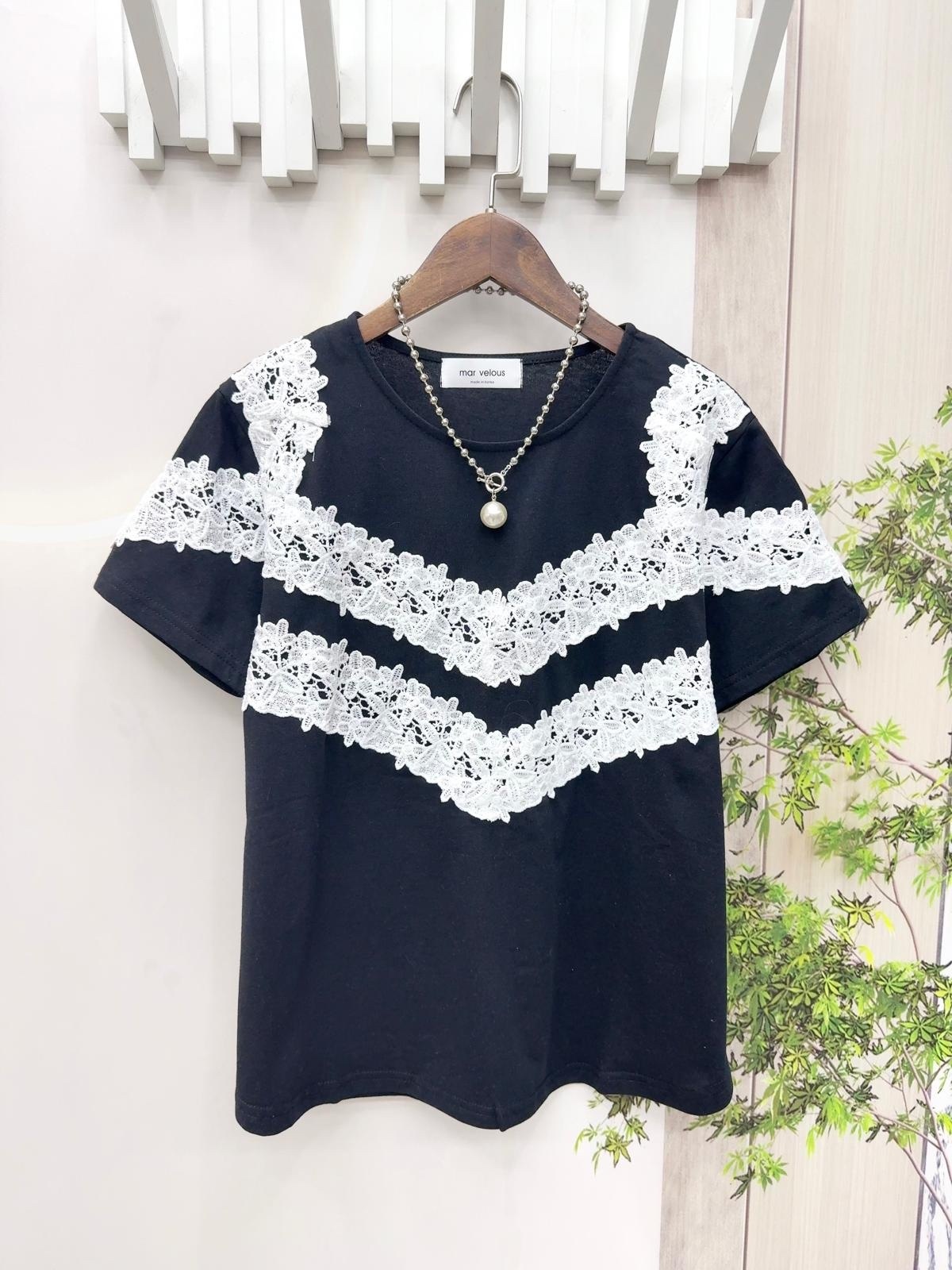 Mar拼lace top ~152Y