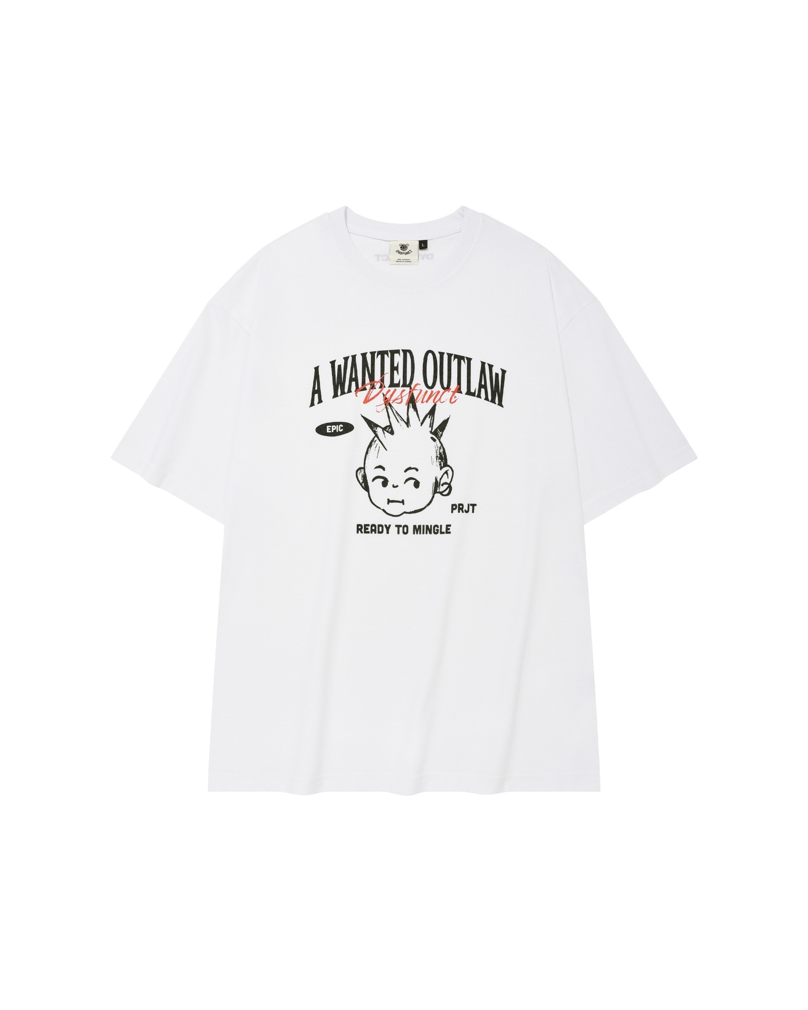 【韓國預購】AKR032406 DYSFUNCT WANTED OUTLAW T-SHIRT