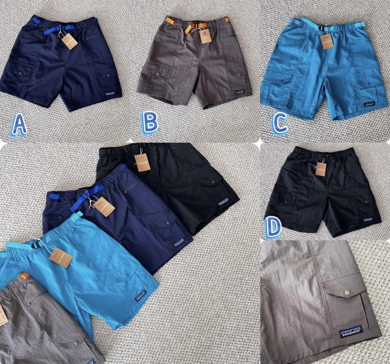 Pat*agonia 速乾五分短褲 -2600152