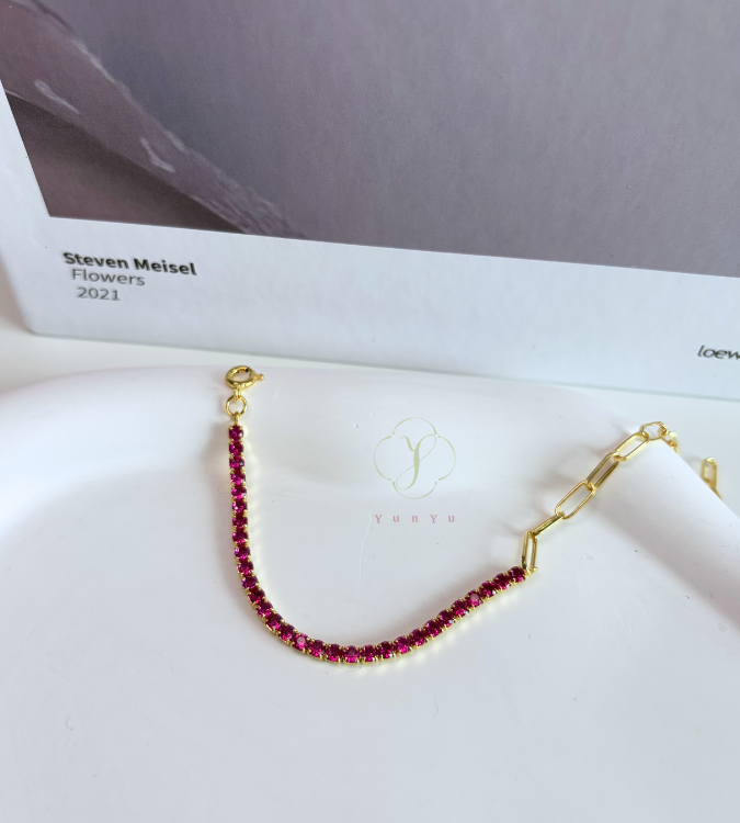 四爪紅剛玉手鏈