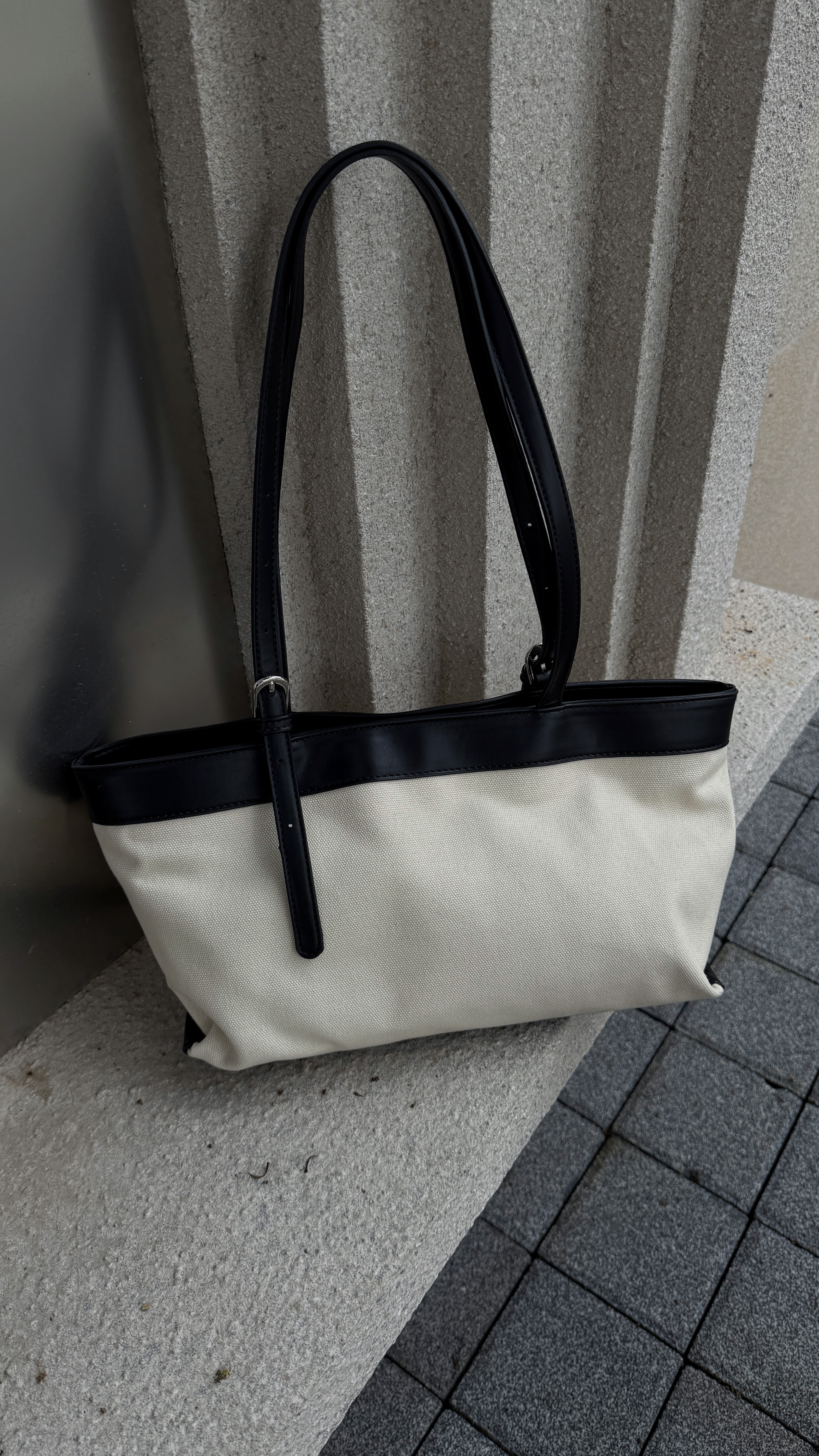 時尚拼接感托特包