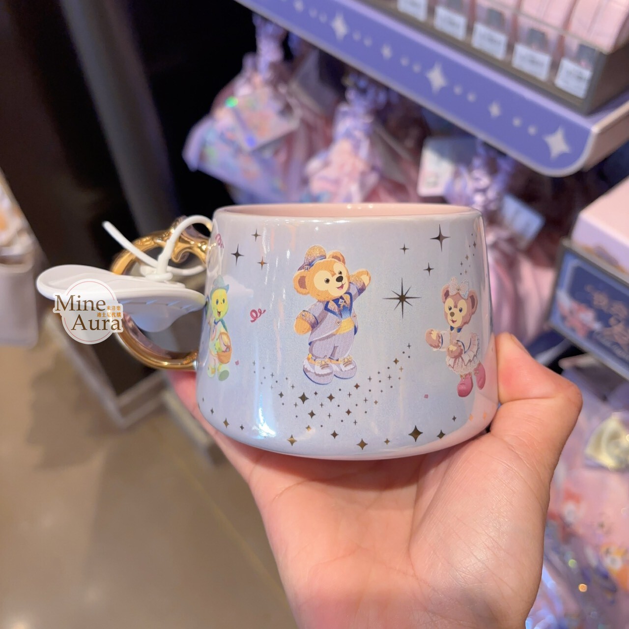 10歲生日慶典 達菲Duffy 與好友們 圖案 馬克杯 水杯 -上海迪士尼樂園