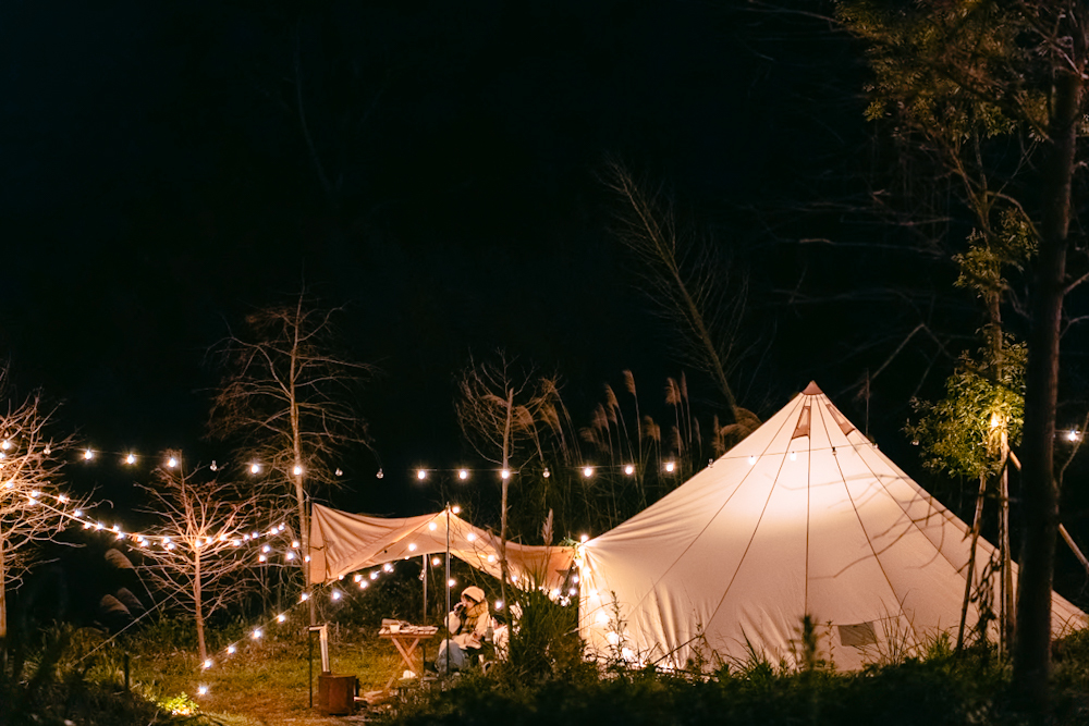 BASECAMP 新竹 Glamping 帳篷住宿空間