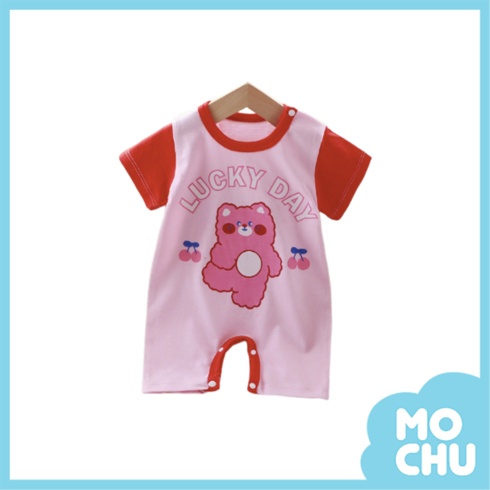 幸運的日子短袖連身衣