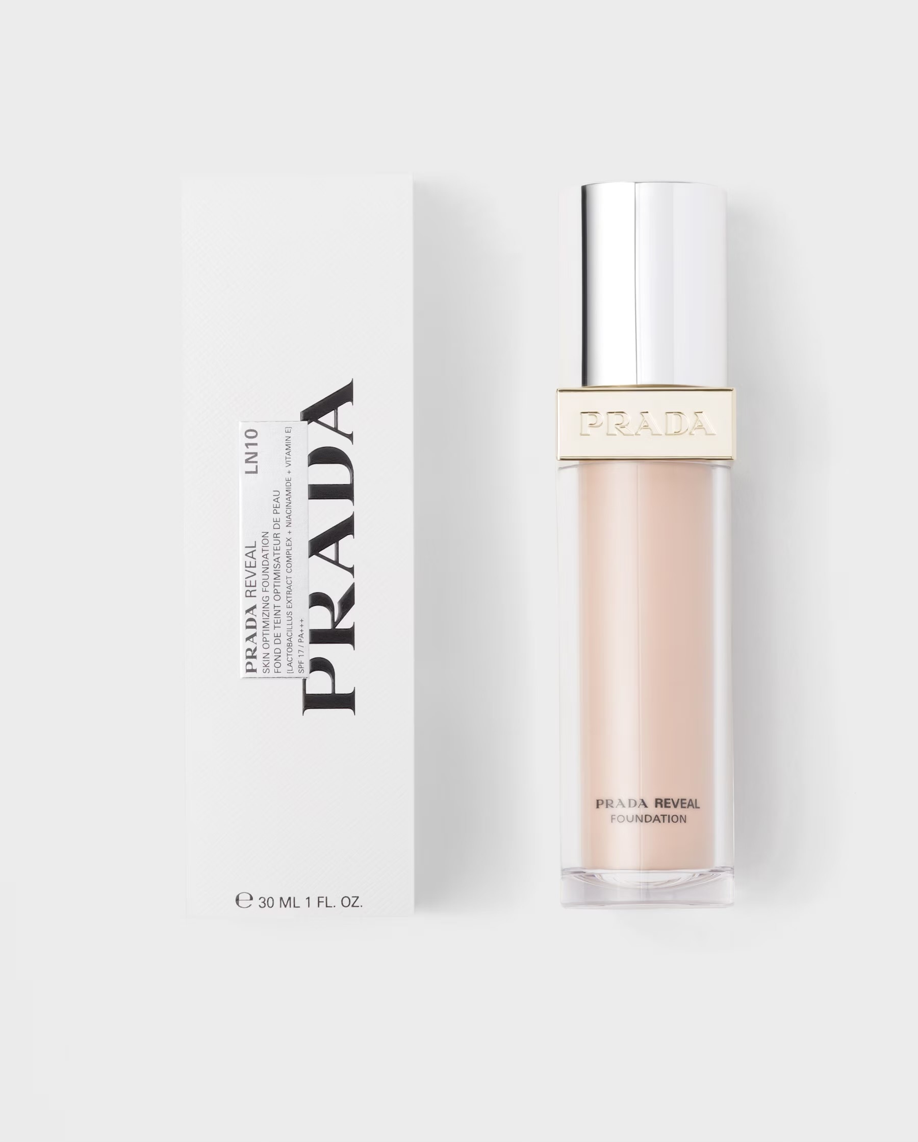 少 量 現 貨丨Prada 原生霧光持久粉底 Reveal Skin Optimising Foundation SPF 17 Pa+++15mL