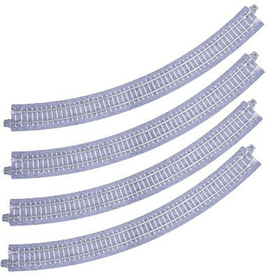 KATO 20-124 N Scale PC Curved Train Track R315-45 Degrees [R315-45PC] (4pcs.)