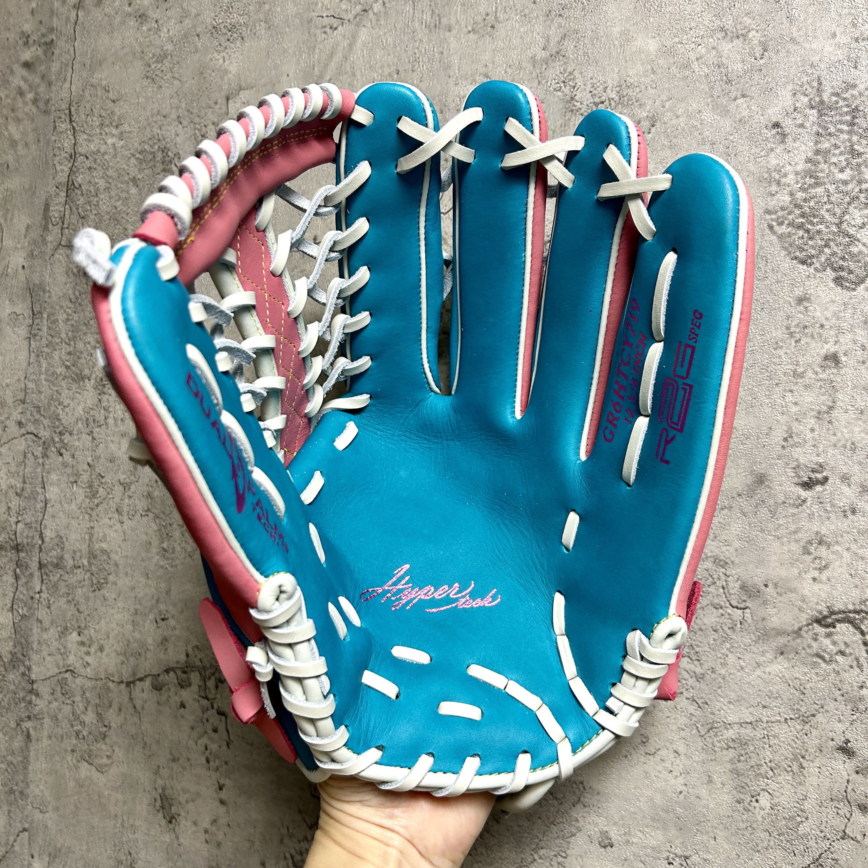 12.75吋 Rawlings HYPER TECH COLOR SYNC 軟式 外野手用 GR6HTCY719