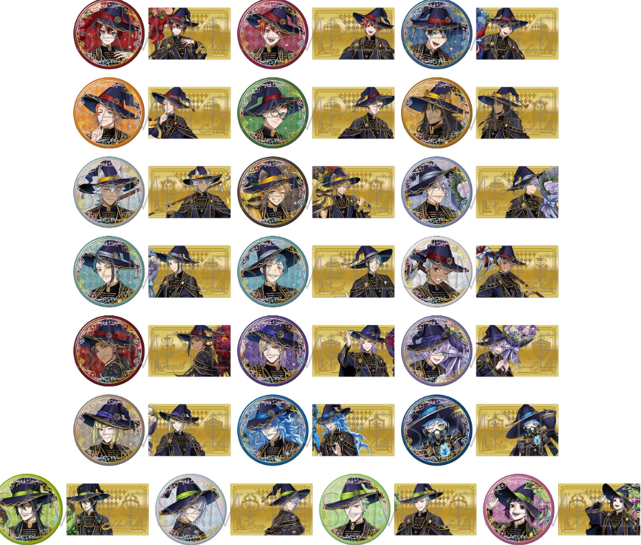 [代購][預訂] TWST 拎花系列 襟章金卡SET