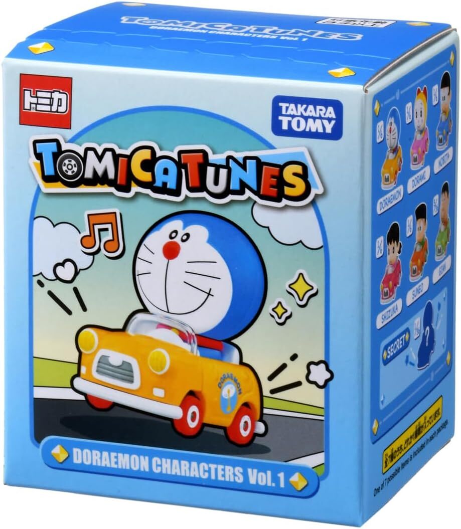 《 TAKARA TOMY 》 TOMICA TUNES-哆啦A夢小車盲盒Vol.1(@6/盒) (隨機出貨)