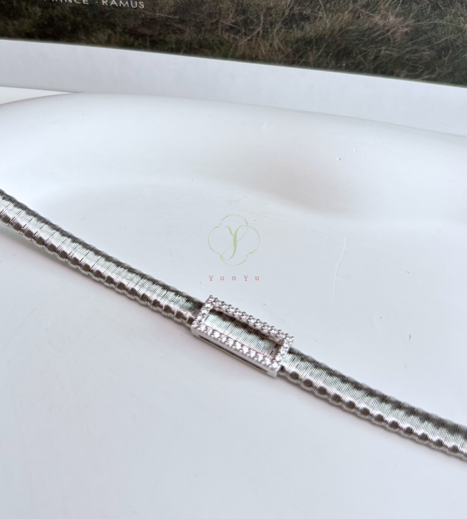 長方框繞絲手鍊