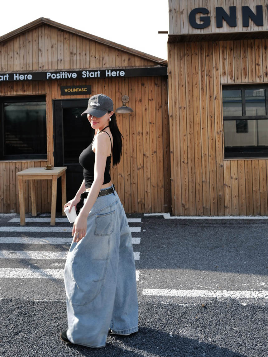 側抽繩掛脖吊帶背心*3色