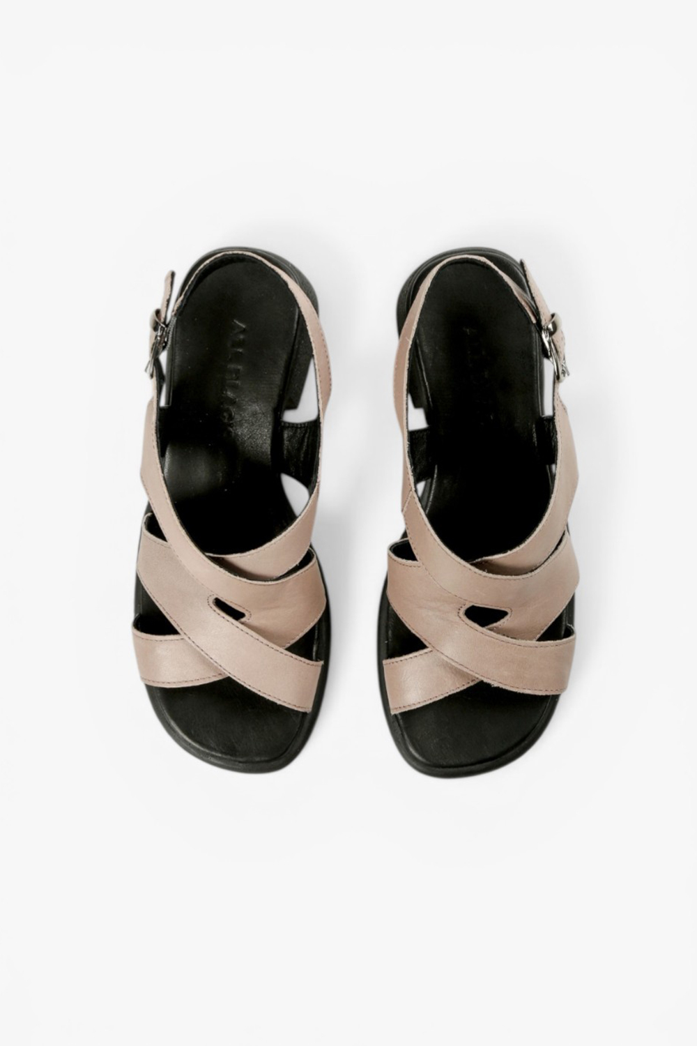 Cross Block Sandal 魚口中跟鞋