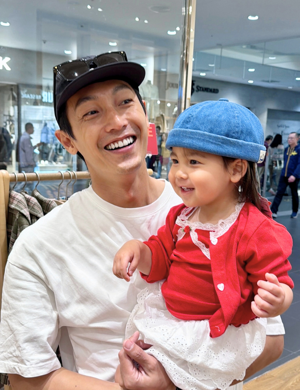 蕾絲領愛心扣捲邊套裝