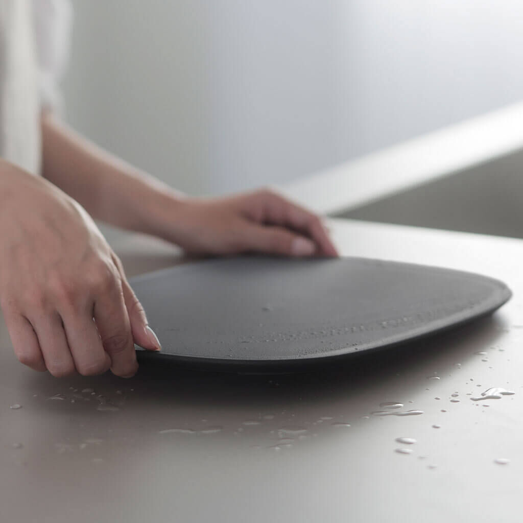 日本 MARNA 36.4 x 25.5cm 防滑砧板 切菜板 -K808DGY