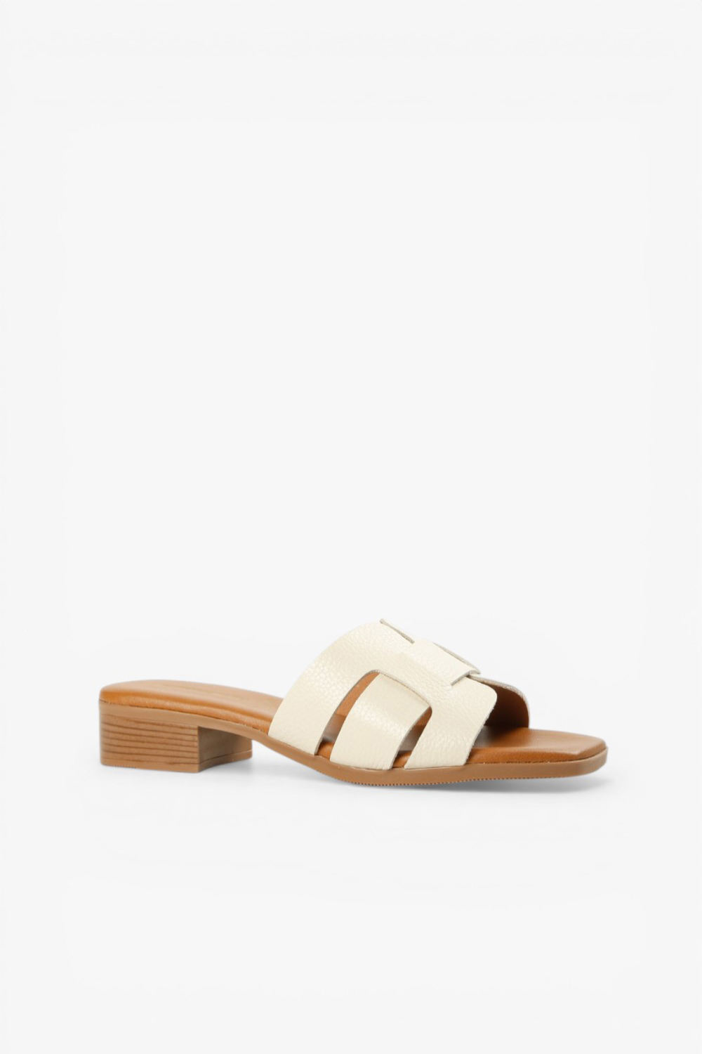 Belted Woven Slide 西班牙製真皮低跟鞋