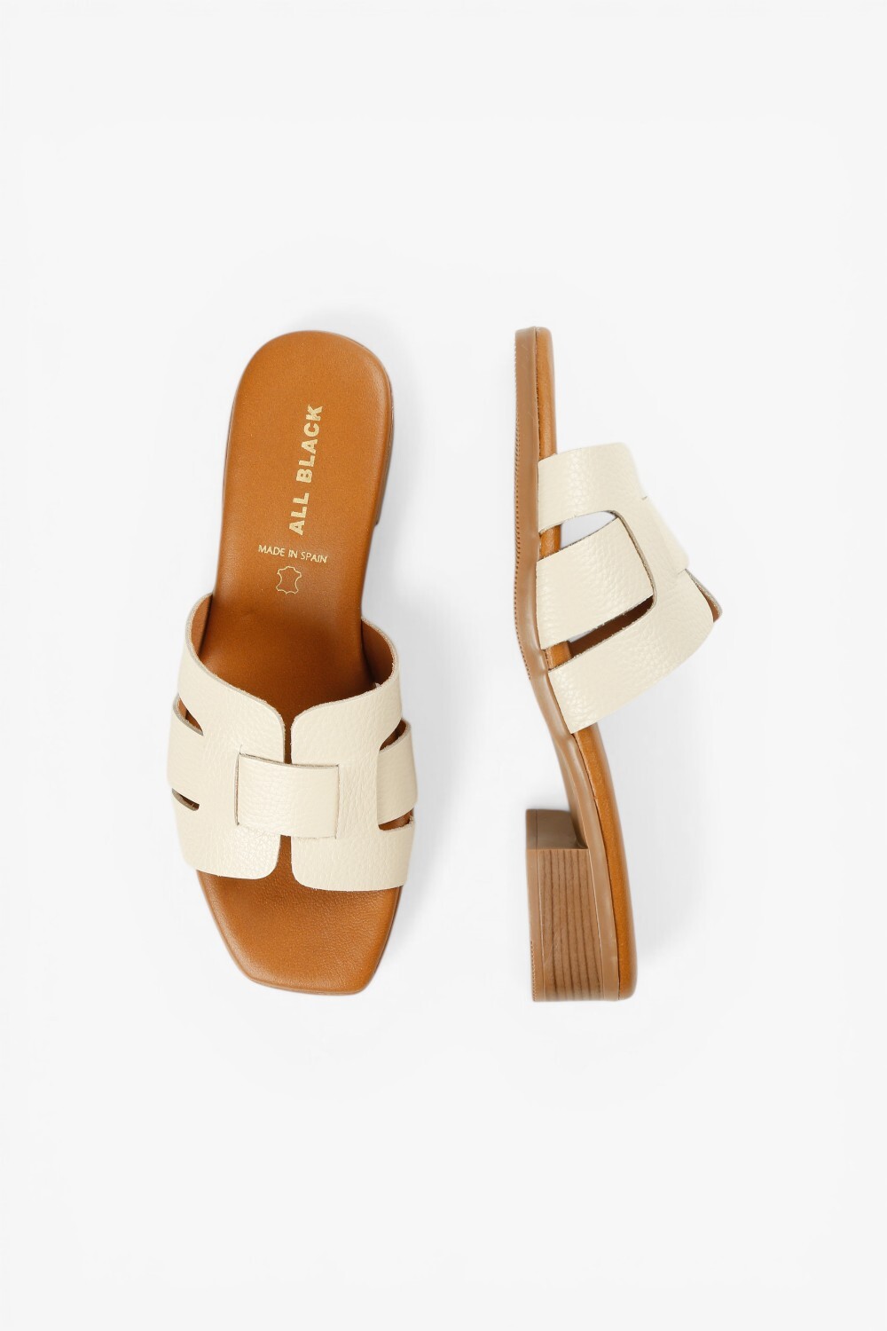 Belted Woven Slide 西班牙製真皮低跟鞋