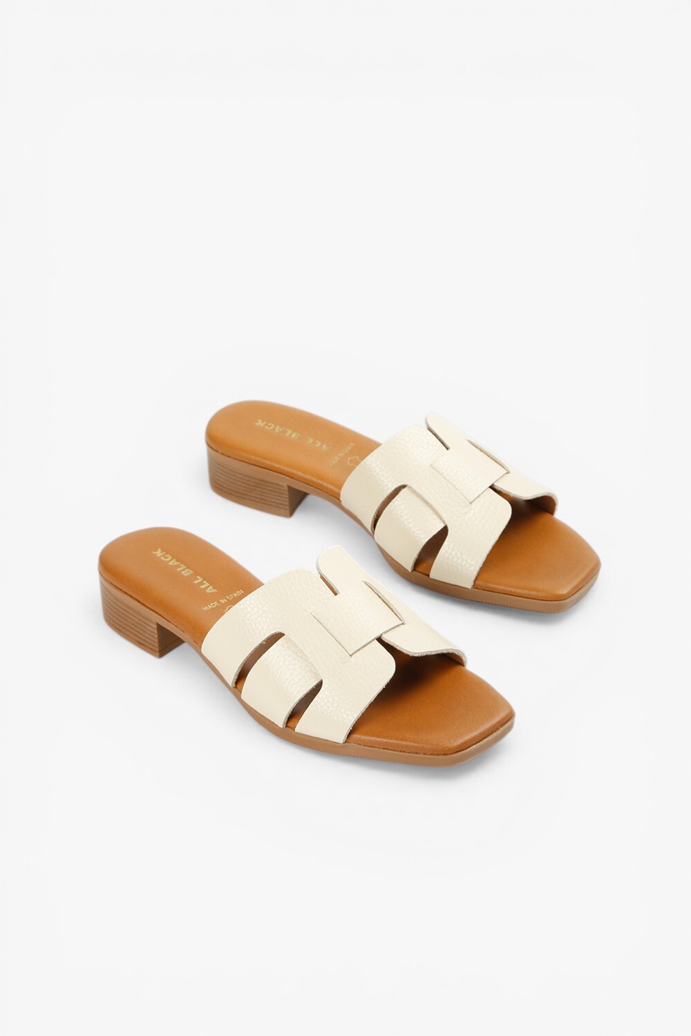 Belted Woven Slide 西班牙製真皮低跟鞋