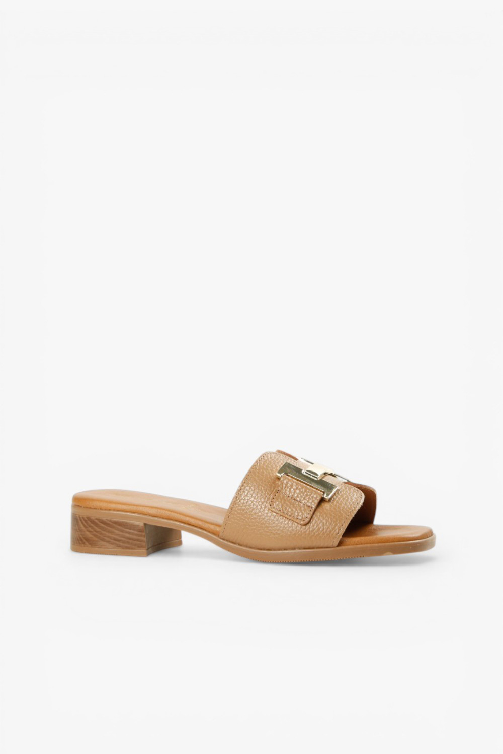 Nu H Slide 西班牙製真皮低跟鞋